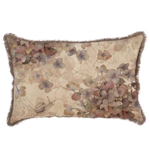 Blanc Mariclo Cuscino Rettangolare con Frange Country 50x80