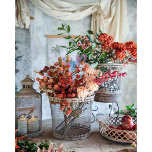 Alternative view of Blanc Mariclo: tallo floral provenzal decorativo de 81 cm