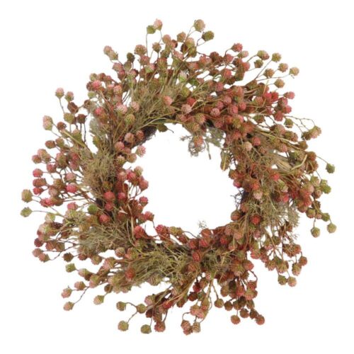 Blanc Mariclo, guirnalda romántica Real Touch, Ø 66 cm