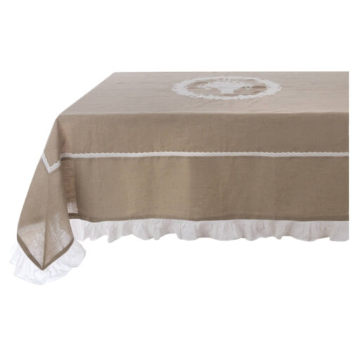 Alternative view of Blanc Mariclo Tovaglia Country Beige con Gala Bianca 160x160