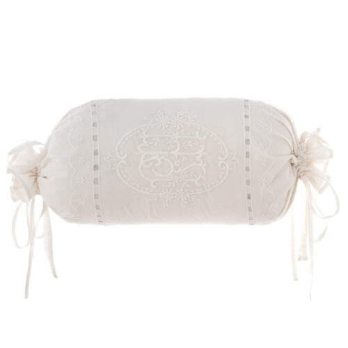 Blanc Mariclo Cuscino Caramella Bianco Stemma Araldico 30x50