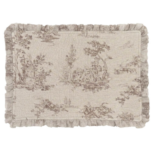 Blanc Mariclo Tovaglietta Toile de Jouy con Galetta 35x50