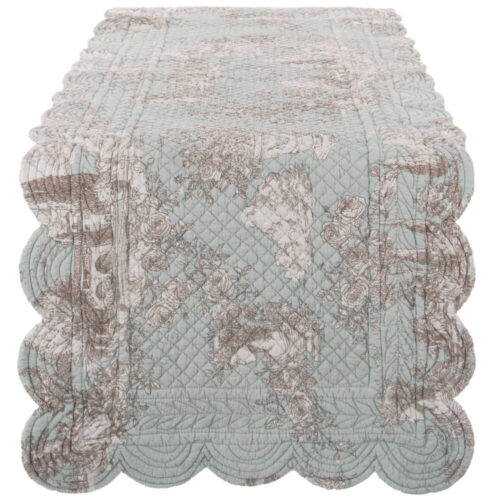 Alternative view of Blanc Mariclo Runner Provenzale Verde Bordo Smerlato 45x140