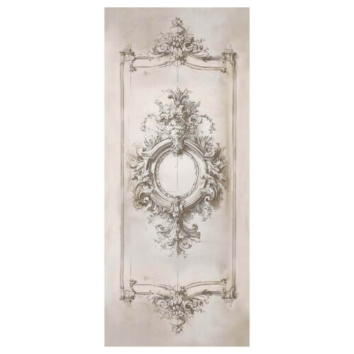 Alternative view of Blanc Mariclo Tappeto Barocco Cornice Ornamentale 74x180