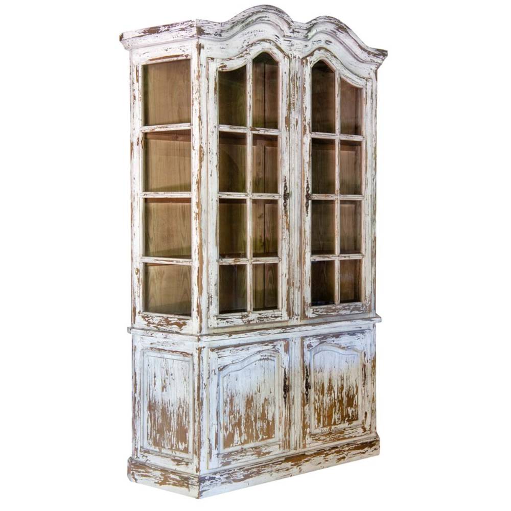 Blanc Mariclo Libreria Antica a Vetrina Bianco Patinato 155x230 - immagine 7