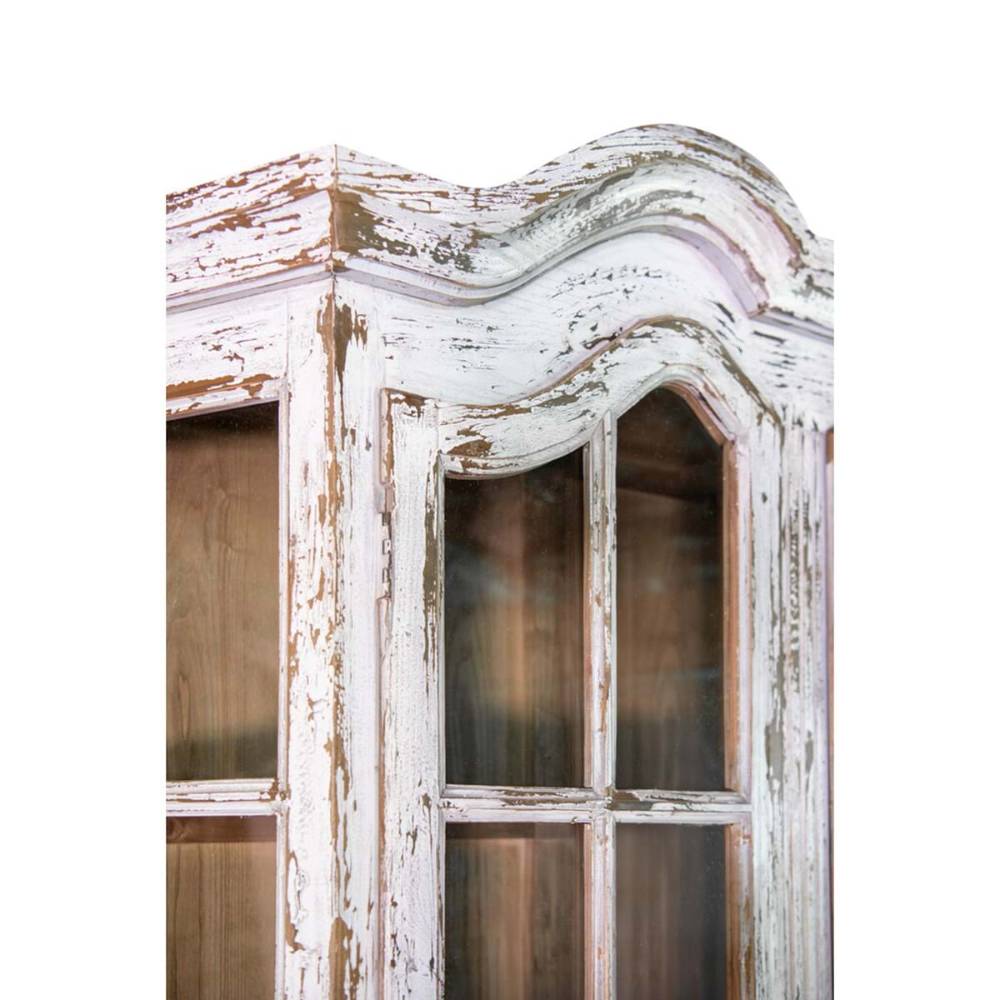 Blanc Mariclo Libreria Antica a Vetrina Bianco Patinato 155x230 - immagine 6