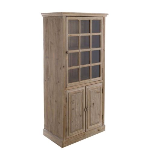 Alternative view of Blanc Mariclo Vetrinetta Country Pino Naturale 2 Ante 63x131