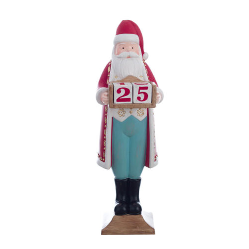 Alternative view of Blanc Mariclo Babbo Natale Calendario Segnaposto 11x33