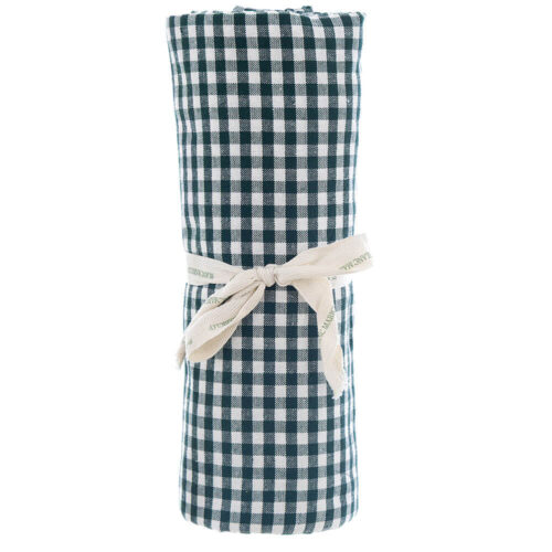 Alternative view of Blanc Mariclo Tovaglia vichy verde 140x180