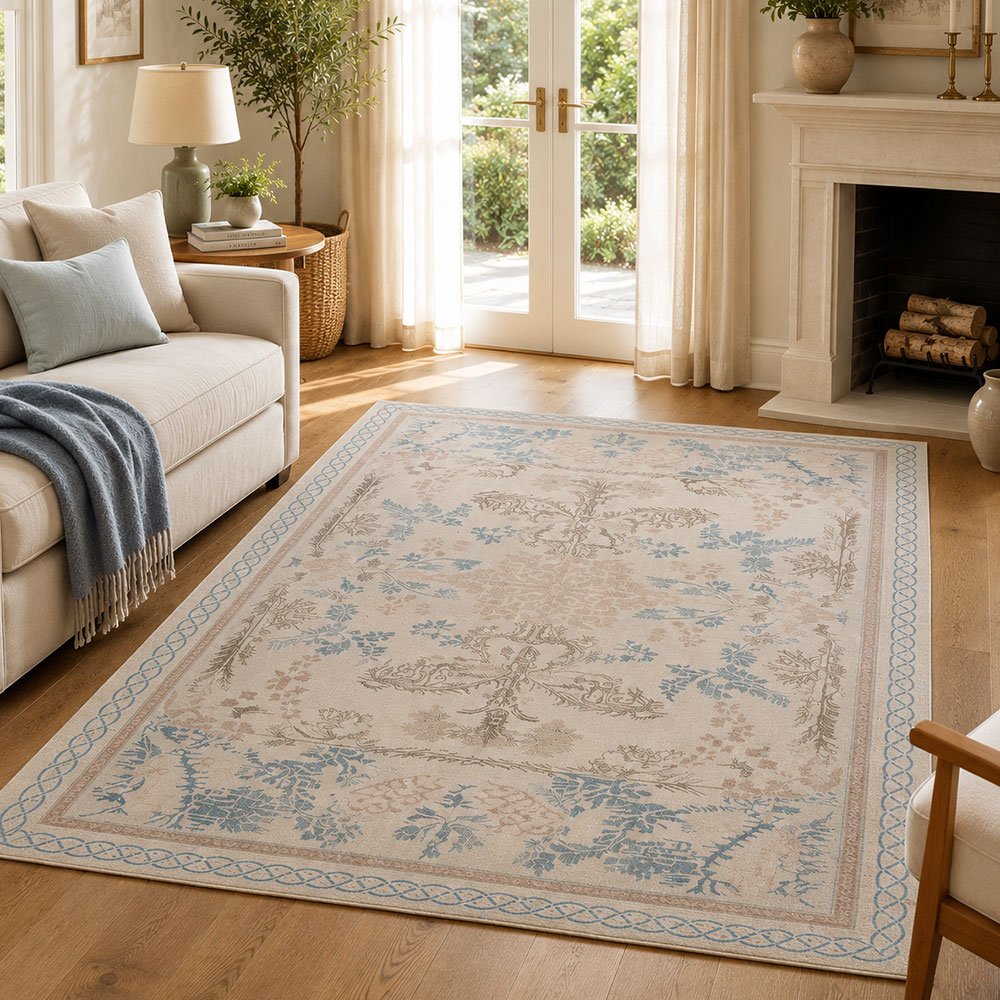 Blanc Mariclò Tappeto Sussurro Azzurro 154x211 cm