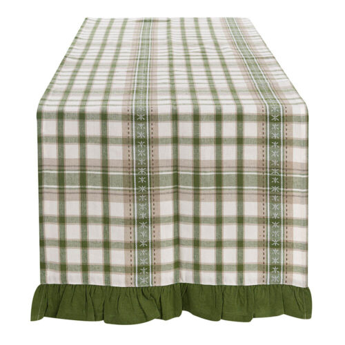 Alternative view of Blanc Mariclo Runner Foresta Nobile Tartan Gala 45x150