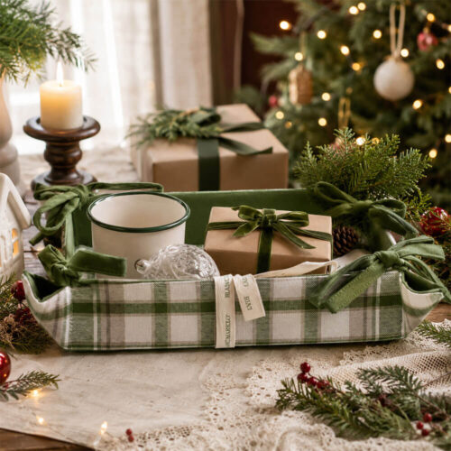 Blanc Mariclo Cestino 2 Canovacci Foresta Nobile Tartan