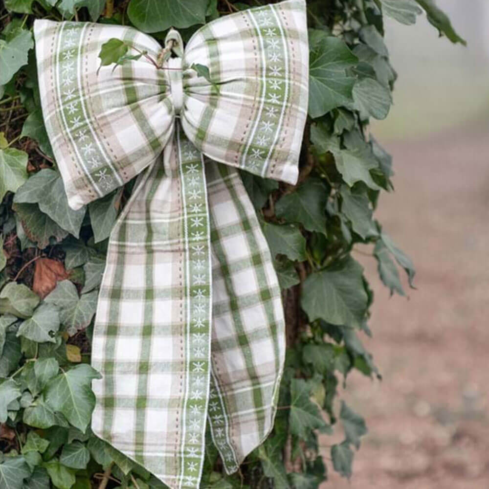 Blanc Mariclo Fiocco da Appendere Foresta Nobile Tartan 30x50