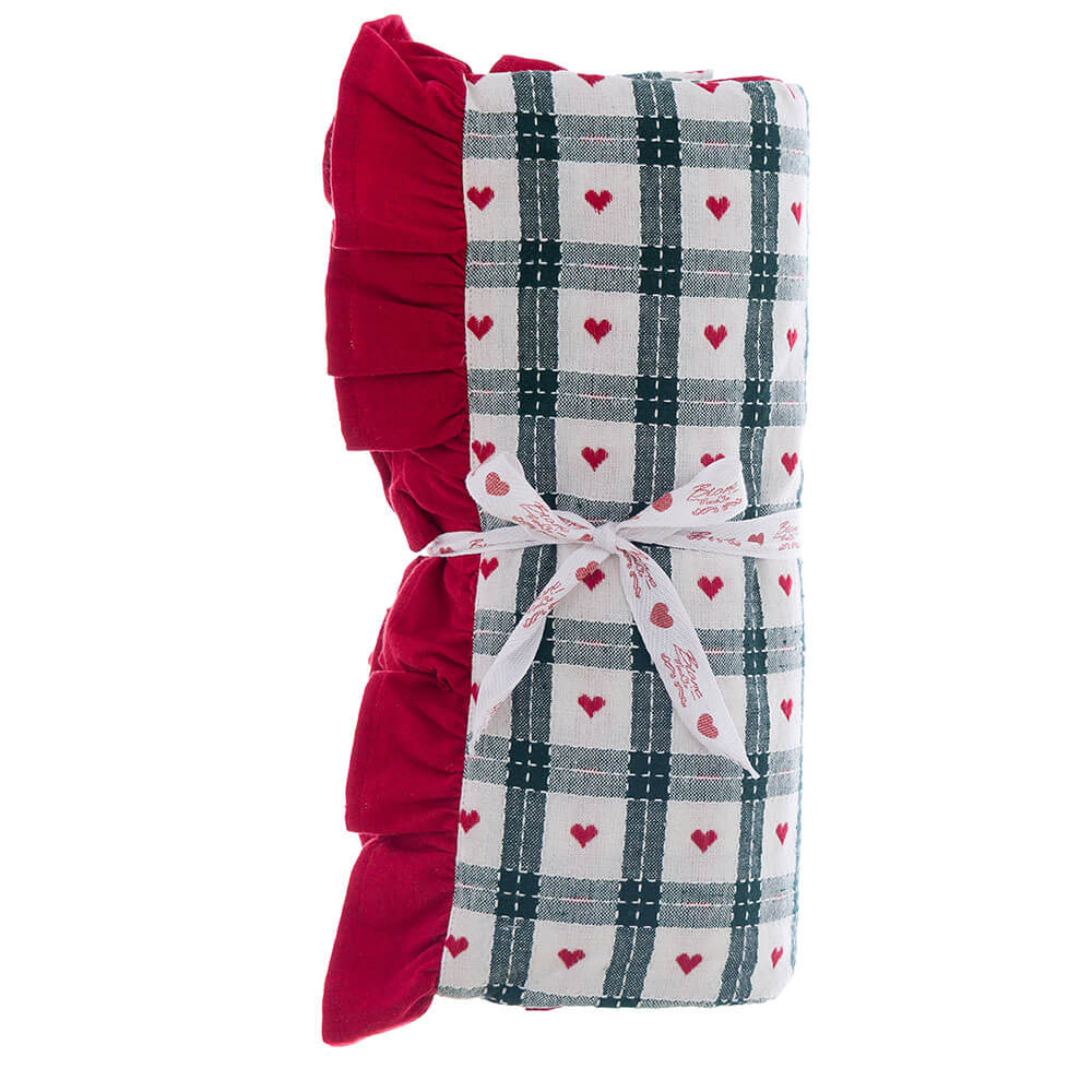 Blanc Mariclo Tovaglia Cuori Incantati Tartan Gala 150x190