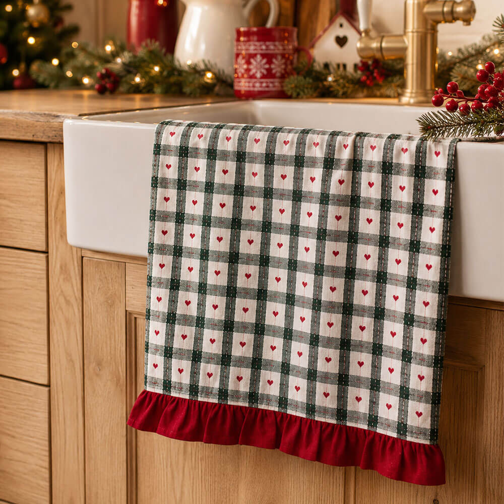 Blanc Mariclo Canovaccio Cuori Incantati Tartan Gala 50x70