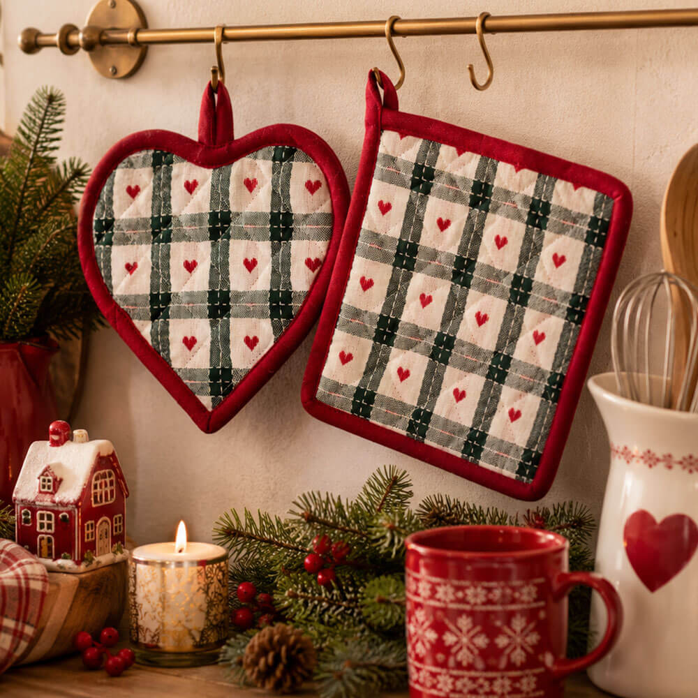 Blanc Mariclo Presine Assortite Cuori Incantati Tartan 20x20