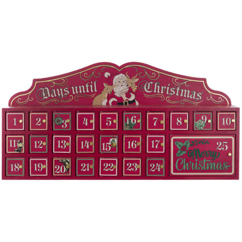 Alternative view of Blanc Mariclo Calendario Avvento Legno Ricordi Albero 80x40