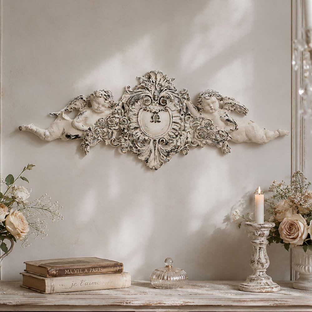 Blanc Mariclo Decoro Parete Angeli Respiro 99x37