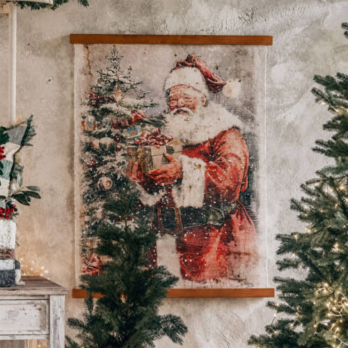 Blanc Mariclo Tela Babbo Natale Grande Sogni su Tela 79x103