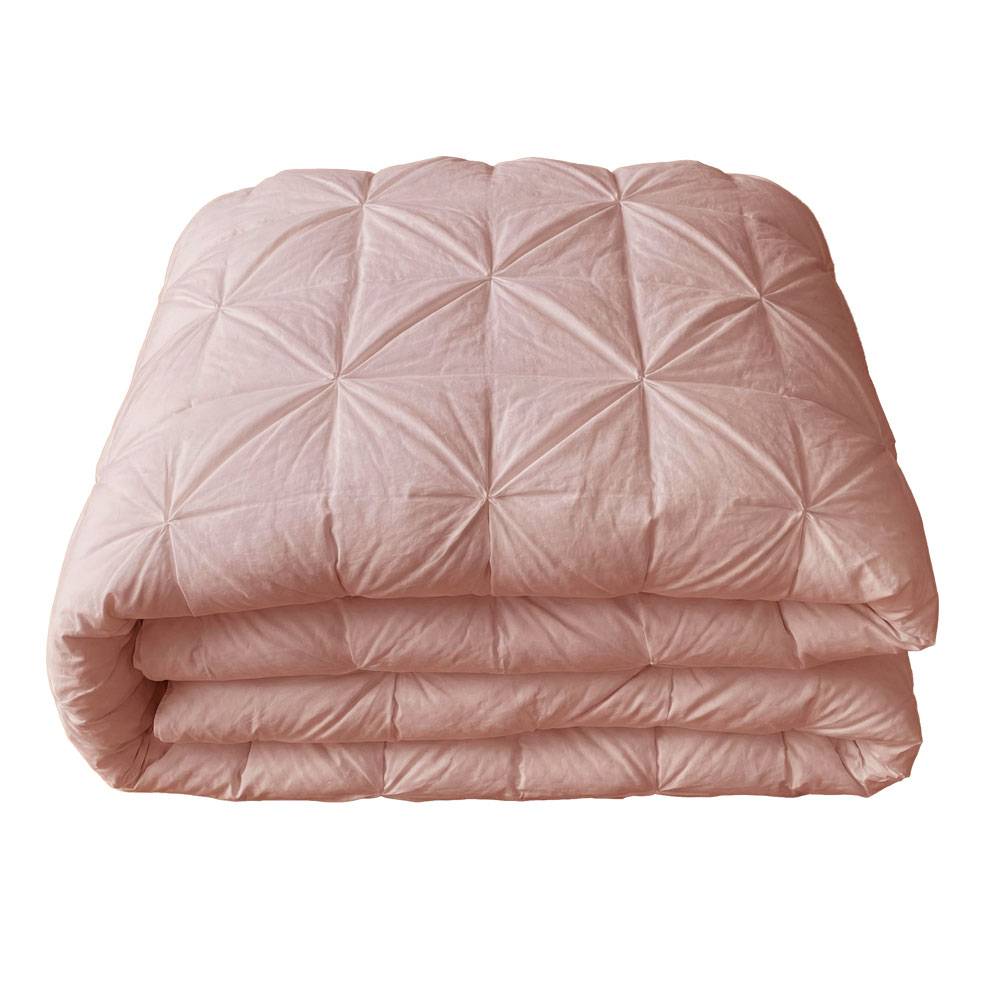 Blanc Mariclo, couette « Diamante Rosa », format double, 260 x 260 – Image 2