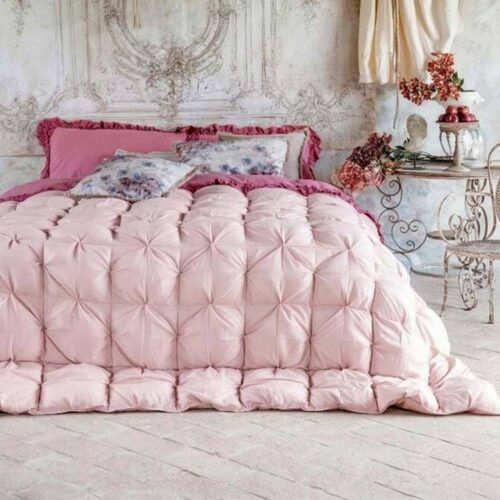 Blanc Mariclo, couette « Diamante Rosa », format double, 260 x 260
