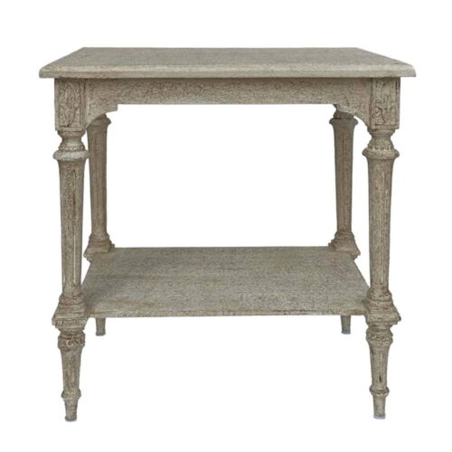Alternative view of Blanc Mariclo Comodino con Ripiano Mango Grigio 60x65