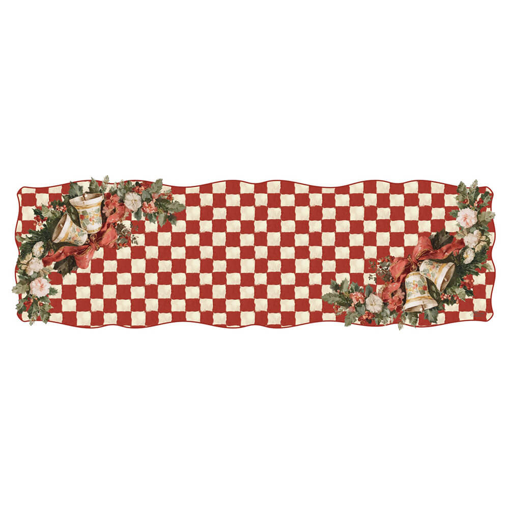 Blanc Mariclo Tappeto Vinile Calessi Fondo Scacchi 50x160 - immagine 2