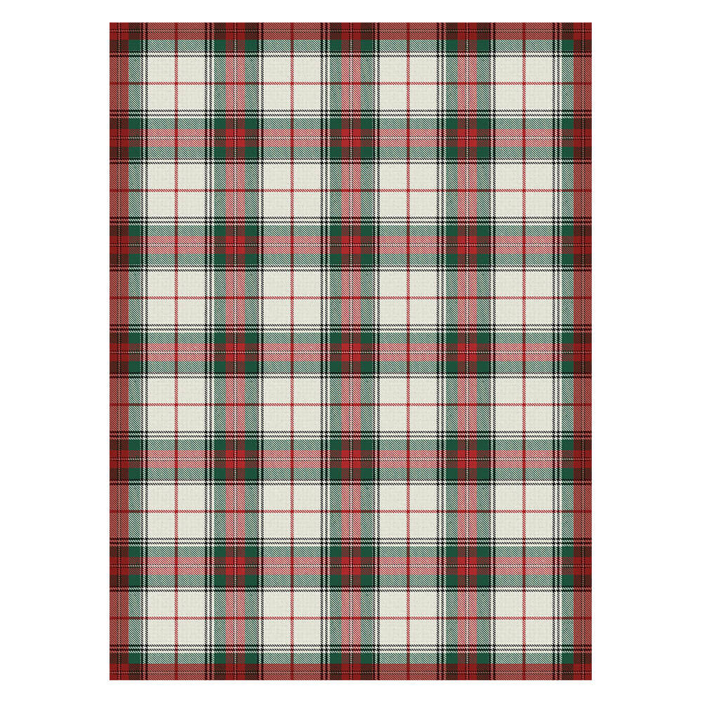 Blanc Mariclo Tappeto Tartan Natalizio Cotone 154x200 - immagine 2