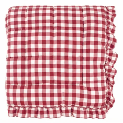 Blanc Mariclo Trapunta Country Vichy Rossa con Gala 250x250 - immagine 2