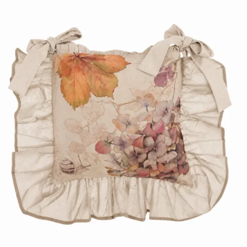 Blanc Mariclo Copricuscino Sedia Promenade Volant 40x40