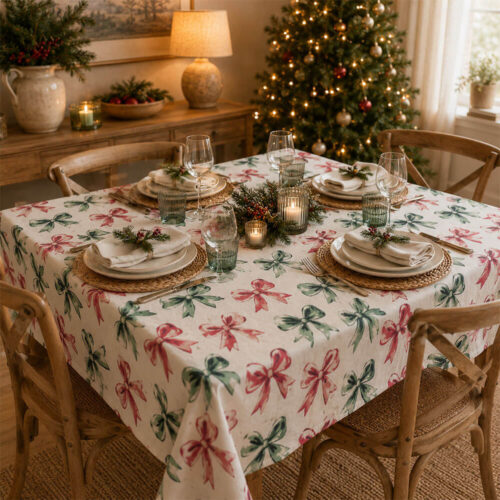 Blanc Mariclo Tovaglia Fiocchi Collection 140x180
