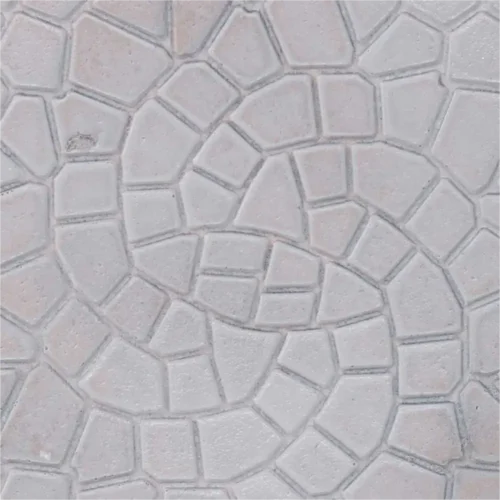 Alternative view of Centro de mesa redondo de madera blanca, Ø 34,5 cm