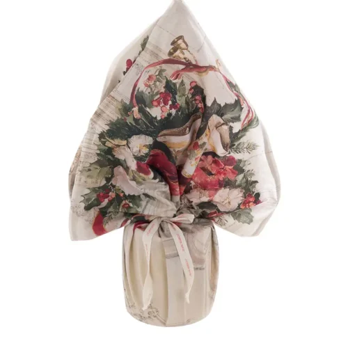 Alternative view of Foulard Avorio Blanc Mariclò Calessi e Calessini 100x100 cm