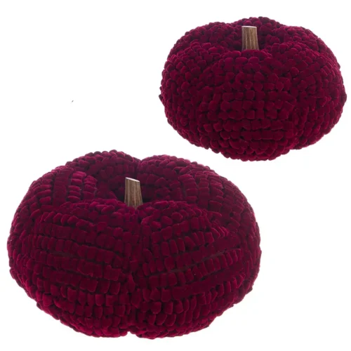 Alternative view of Blanc Mariclò Set 2 Zucche Burgundy 33 cm ZUCCHE DI SOGNO