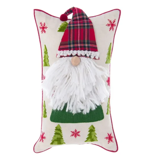 Alternative view of Blanc Mariclò Cuscino Gnomo Natalizio Ricamato 30x50 cm