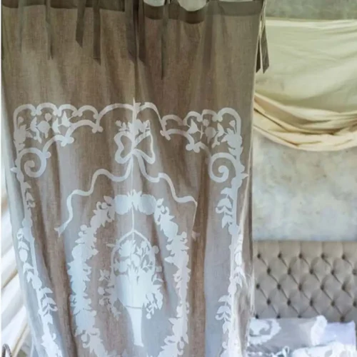 Alternative view of Blanc Mariclo Tenda Soffio in Lino e Cotone 140x290 cm