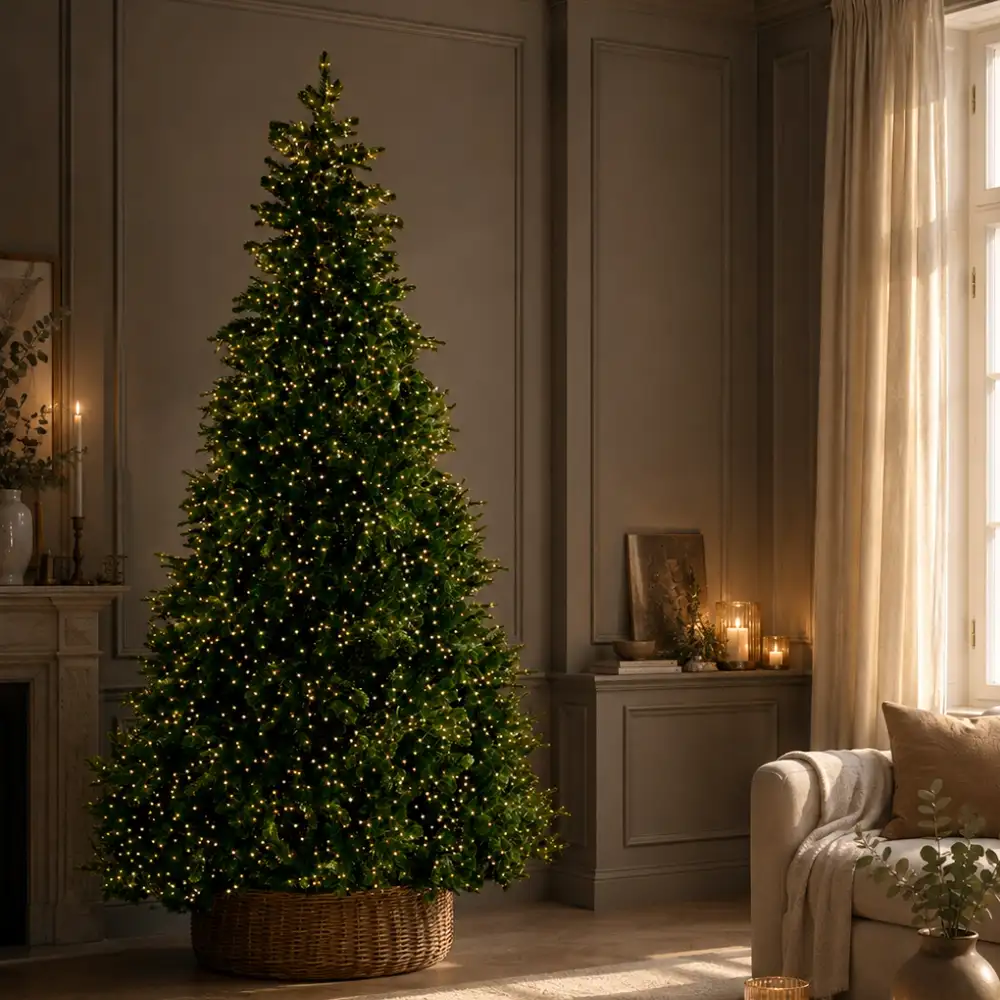 Sapin de Noël real touch 5000 LED avec télécommande h 240 cm – Image 2