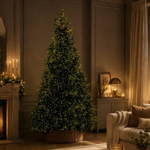 Sapin de Noël real touch 5000 LED avec télécommande h 240 cm