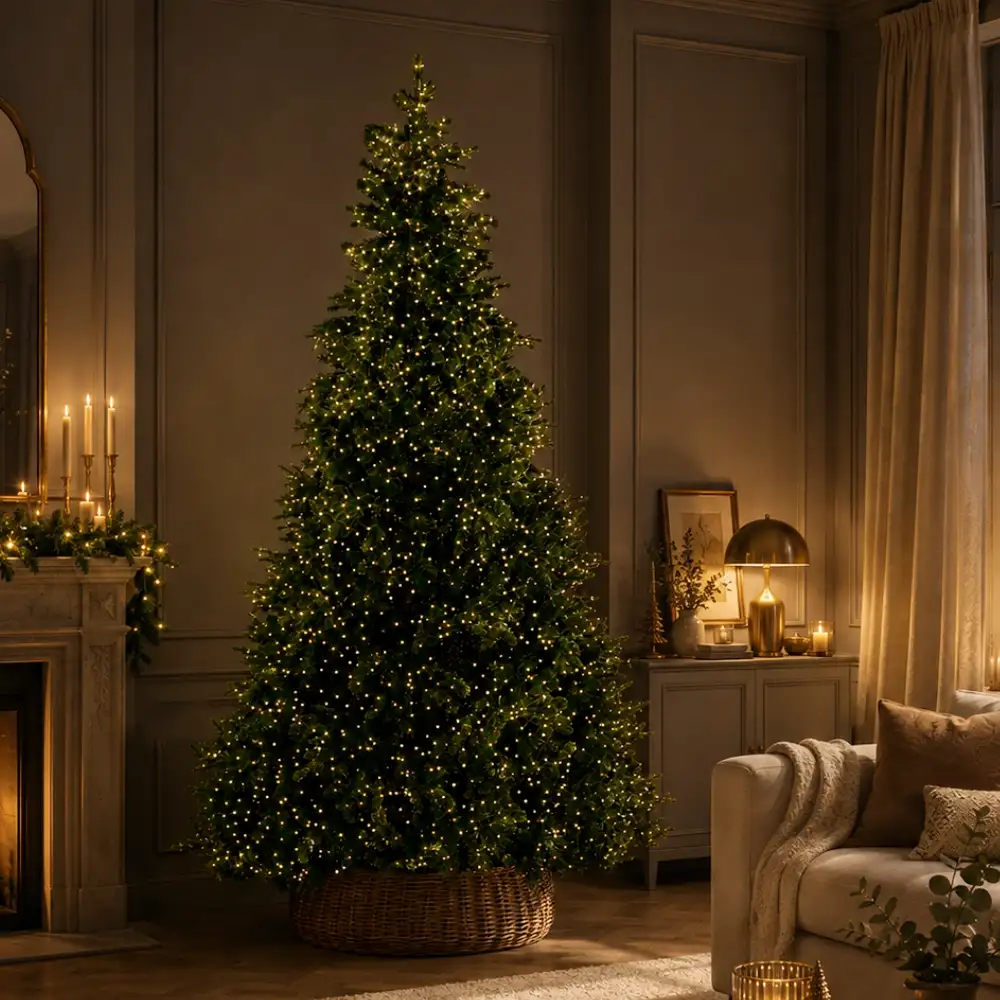 Sapin de Noël real touch 5000 LED avec télécommande h 240 cm