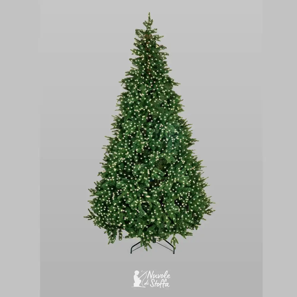 Sapin de Noël effet naturel 4000 LED avec télécommande h 210 cm – Image 9