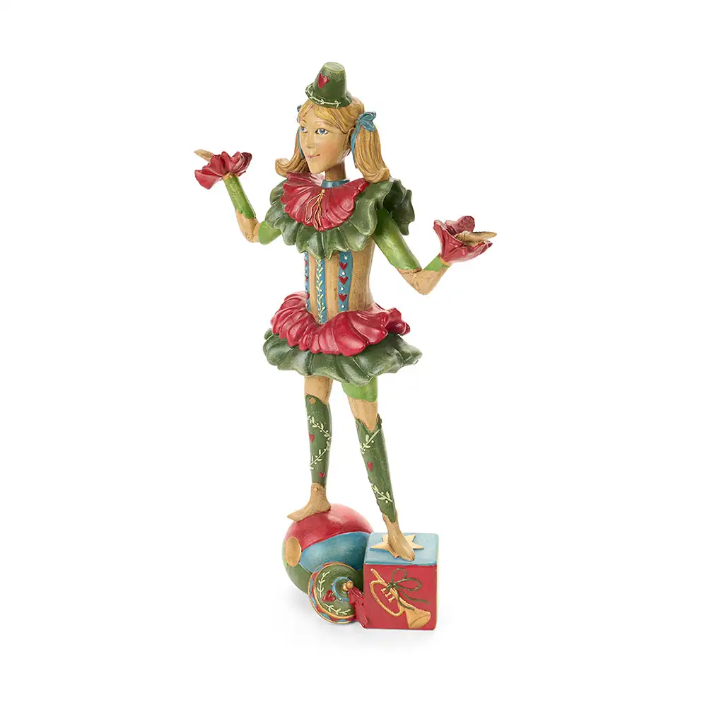 Burattina decorativa Vintage Toys in resina 40 cm