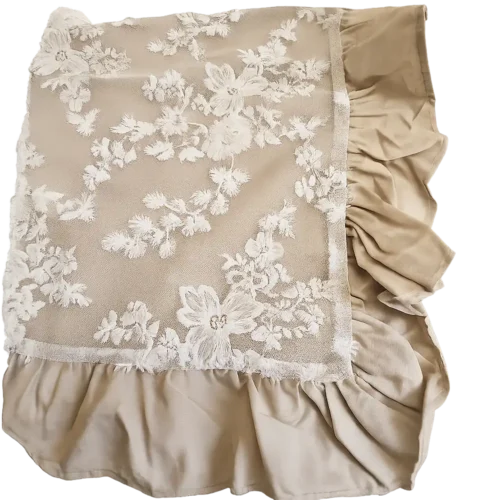 Alternative view of Clodette Runner Giselle Bicolor con volant 160x50