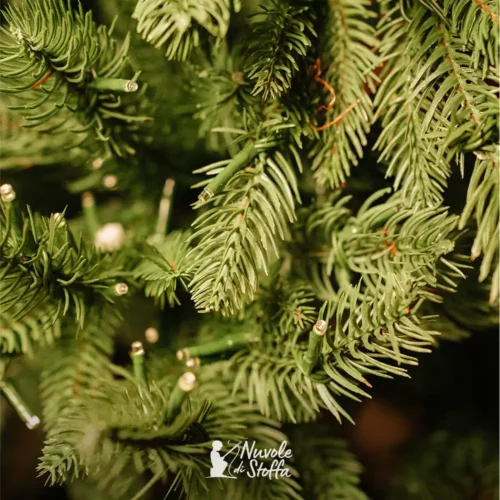Sapin de Noël effet naturel « real touch » en pot avec 100 LED et télécommande h 90 cm – Image 6
