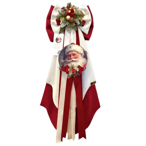 Alternative view of Fioccò Antico Natale con tamburello H 80 cm
