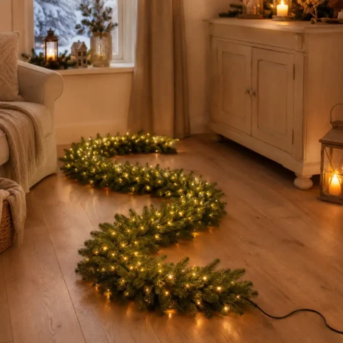 Guirlande de Noël lumineuse real touch 270 LED 180 cm