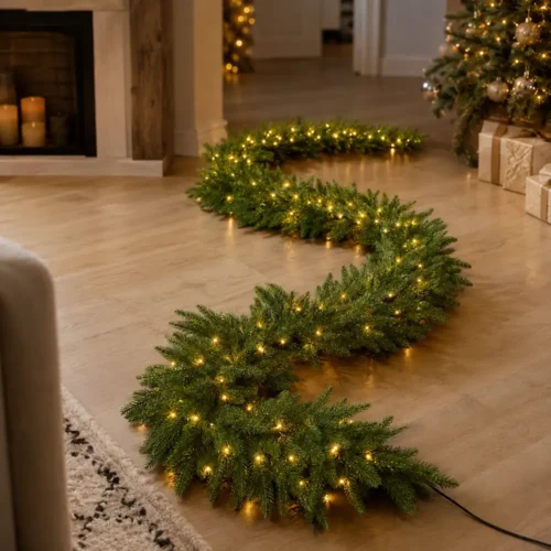 Guirlande de Noël lumineuse real touch 400 LED 270 cm