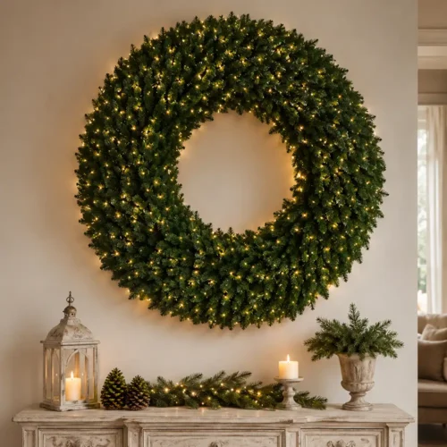 Maxi couronne de Noël lumineuse real touch 2000 LED Ø 150 cm