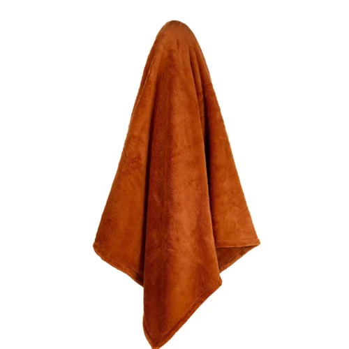 Plaid terracotta Racconti d’Autunno 130 x 160 cm - immagine 3