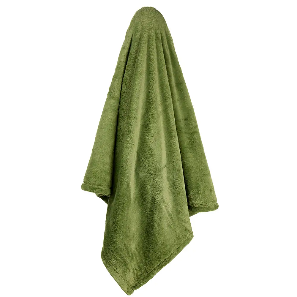 Nuvole di Stoffa Plaid verde Racconti d’Autunno 130 x 160 cm - immagine 3