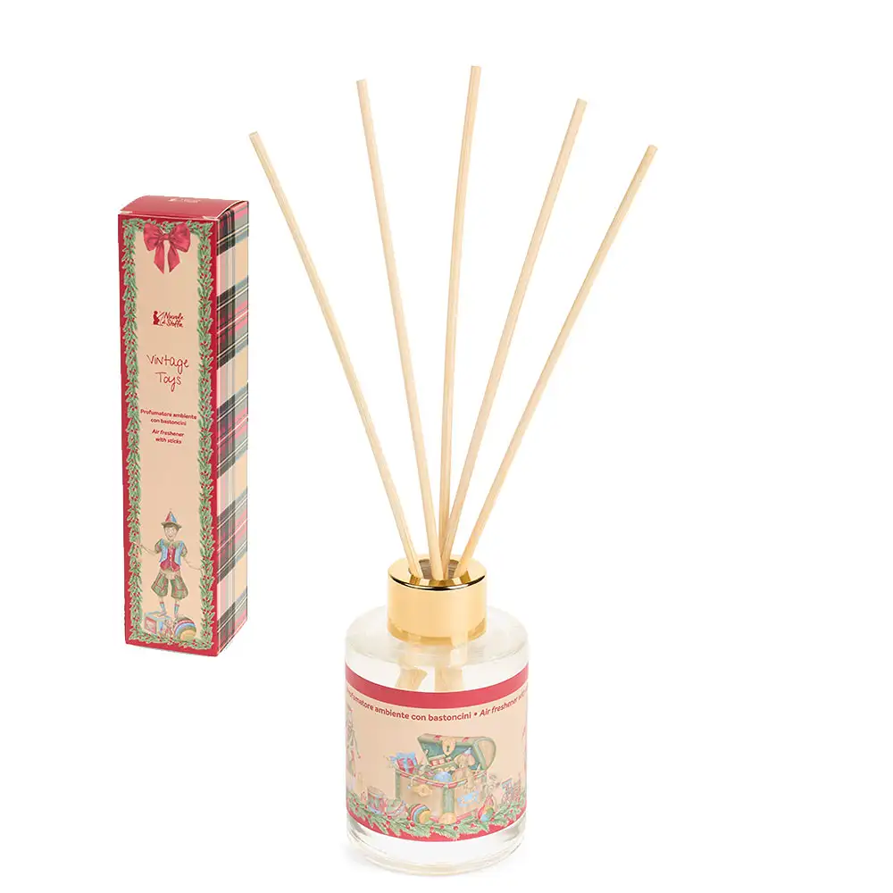 Diffusore a bastoncini Vintage Toys in vetro 70 ml - immagine 2